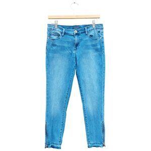 Tommy Hilfiger Greenwich Ankle Skinny Jeans with Zippers Size 8